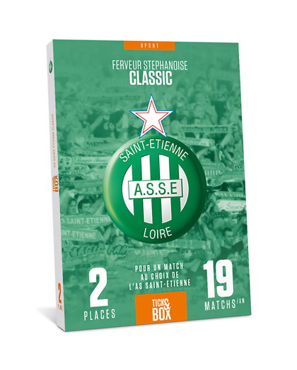 Coffret Cadeau Wonderbox AS Saint-Etienne Classic - idée, box et coffret cadeau Séjour & week-end -