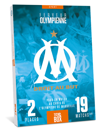 Coffret Cadeau Wonderbox OM - Olympique de Marseille - idée, box et coffret cadeau Séjour & week-end