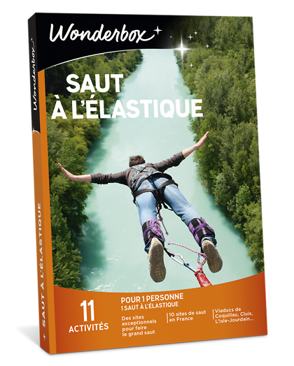 Coffret Cadeau Wonderbox Saut à l'élastique - idée, box et coffret cadeau Sport & Aventure - Pour 1