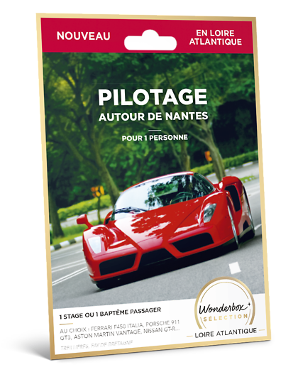 Coffret Cadeau Wonderbox Pilotage - autour de Nantes - idée, box et coffret cadeau Sport & Aventure