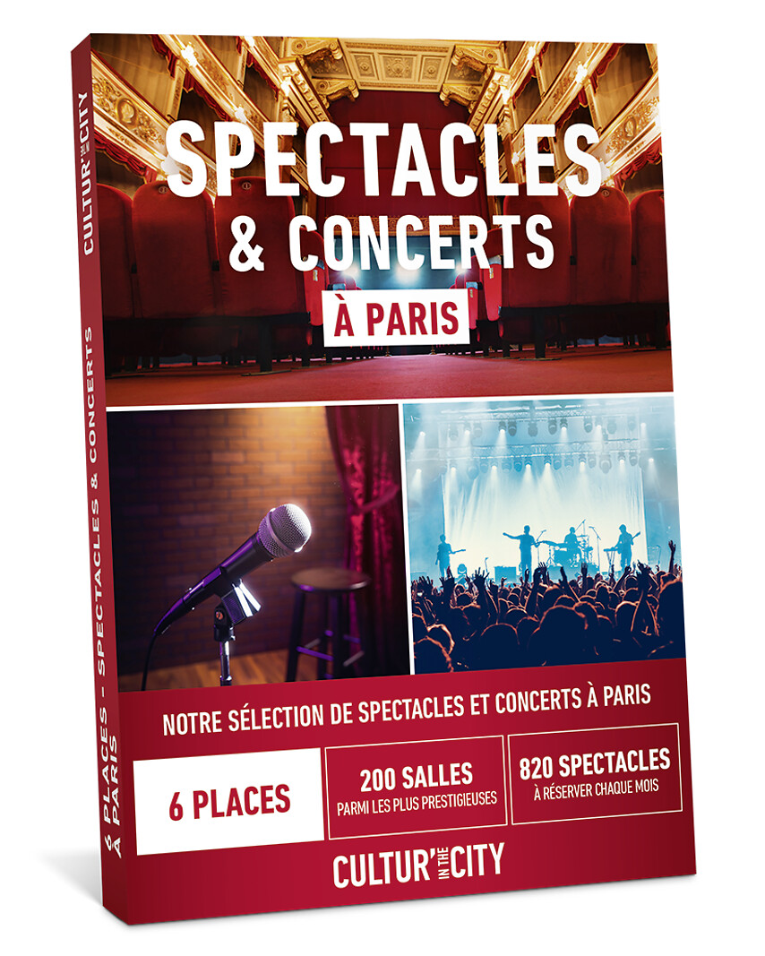 Spectacles & Concerts à Paris - 6 Places
