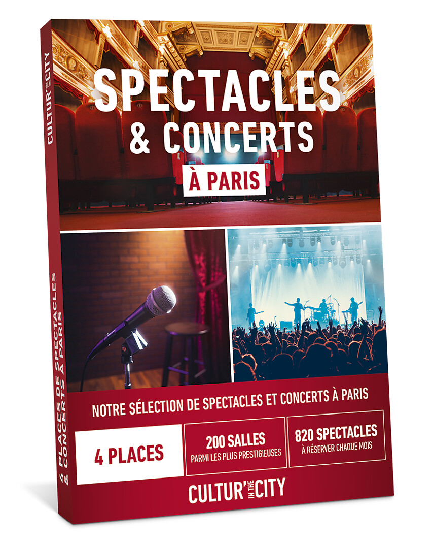 Spectacles & Concerts à Paris - 4 Places