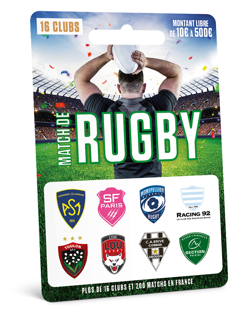 Carte 100% Rugby