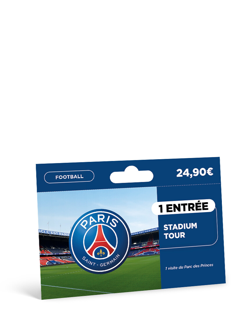 Carte Billetterie - PSG Stadium Tour - 1 Personne