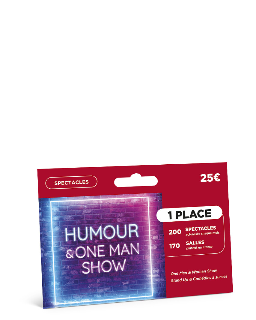 Carte Billetterie - Humour & One-Man-Show - 1 Personne