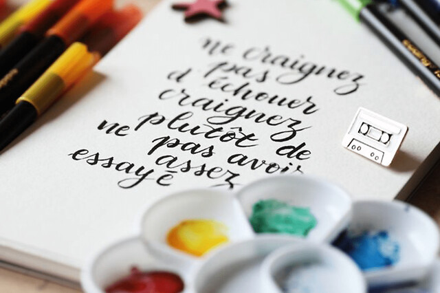 Atelier de lettering créatif à Paris 14e