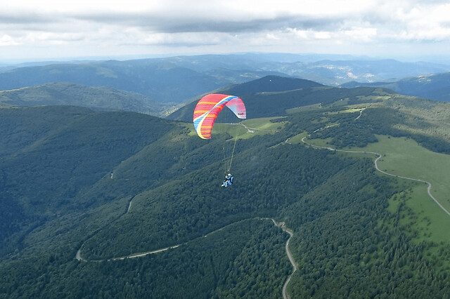 Vol en Parapente à Oderen Markstein au Parc Naturel des Vosges