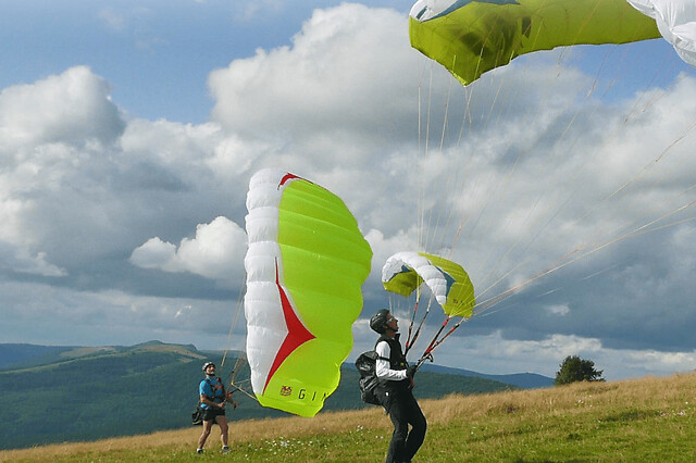 Vol en Parapente à Gérardmer au-dessus du Parc des Vosges