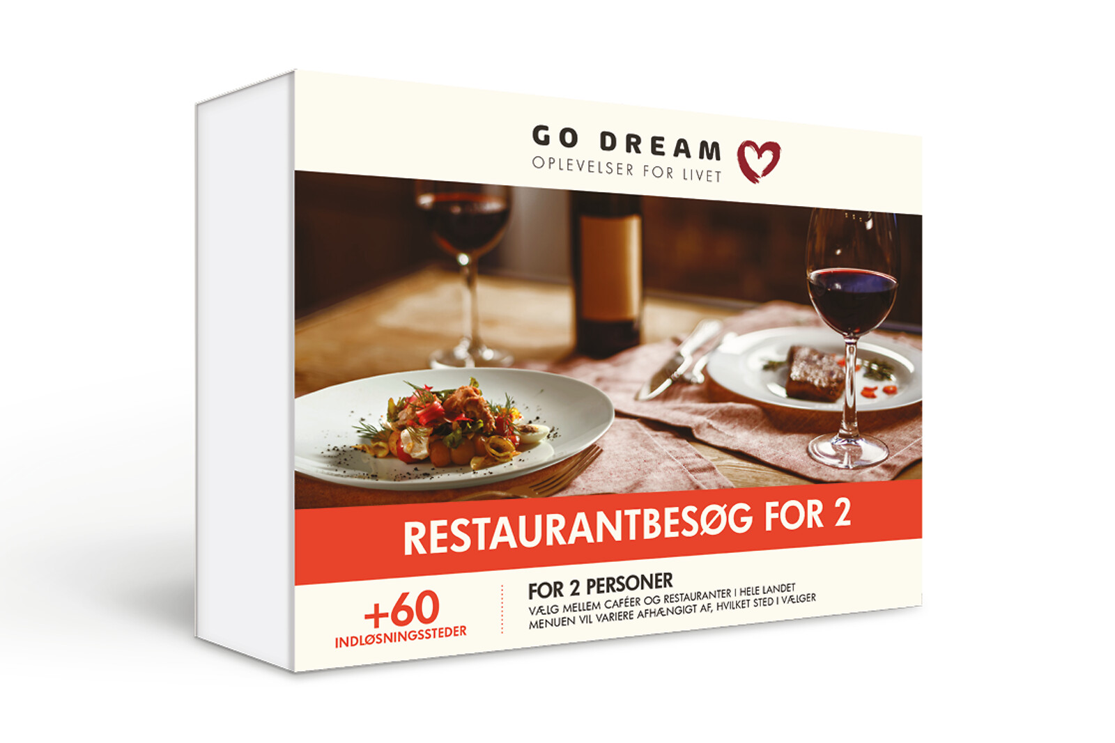 Se Restaurantbesøg For 2 - Mad og Gastronomi - GO DREAM hos GO DREAM DK