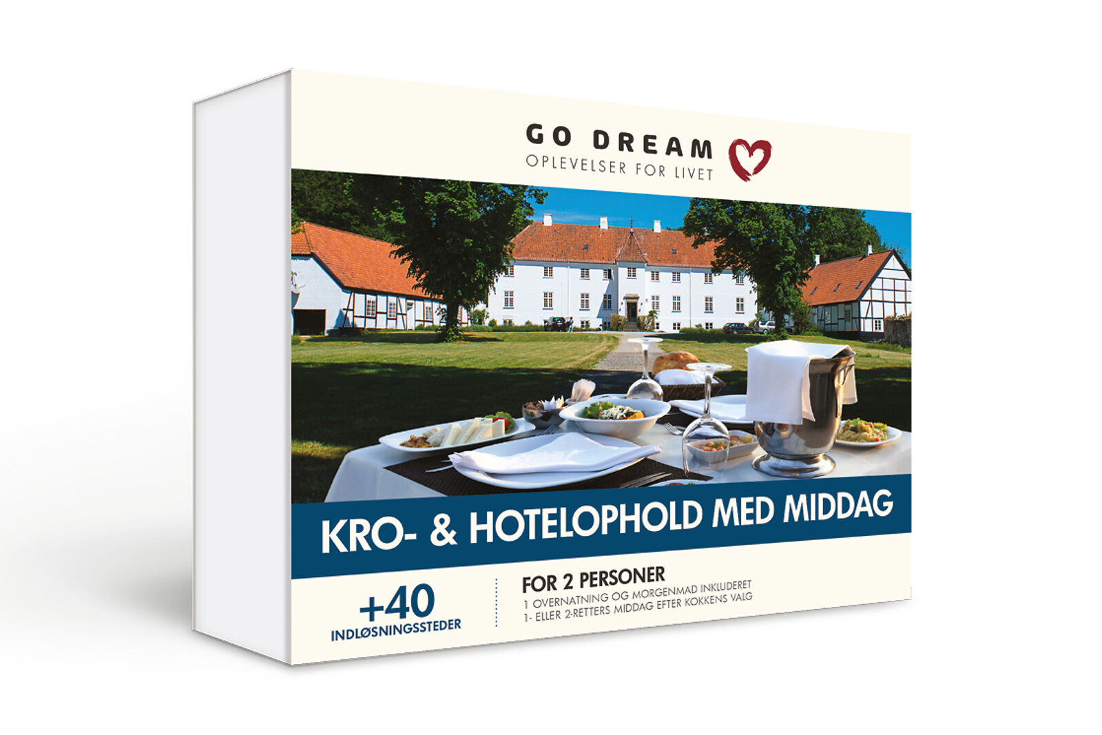 Billede af Kro- Og Hotelophold Med Middag For 2 - Rejse og Ophold - GO DREAM