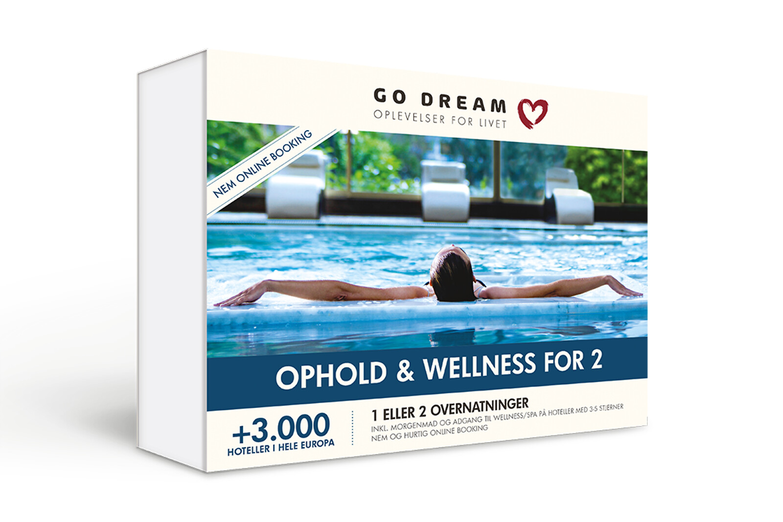 Billede af Ophold & Wellness For 2 - Rejse og Ophold - GO DREAM