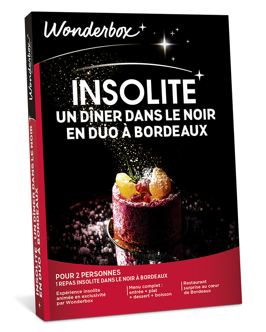 INSOLITE - Un dîner dans le noir en duo à Bordeaux