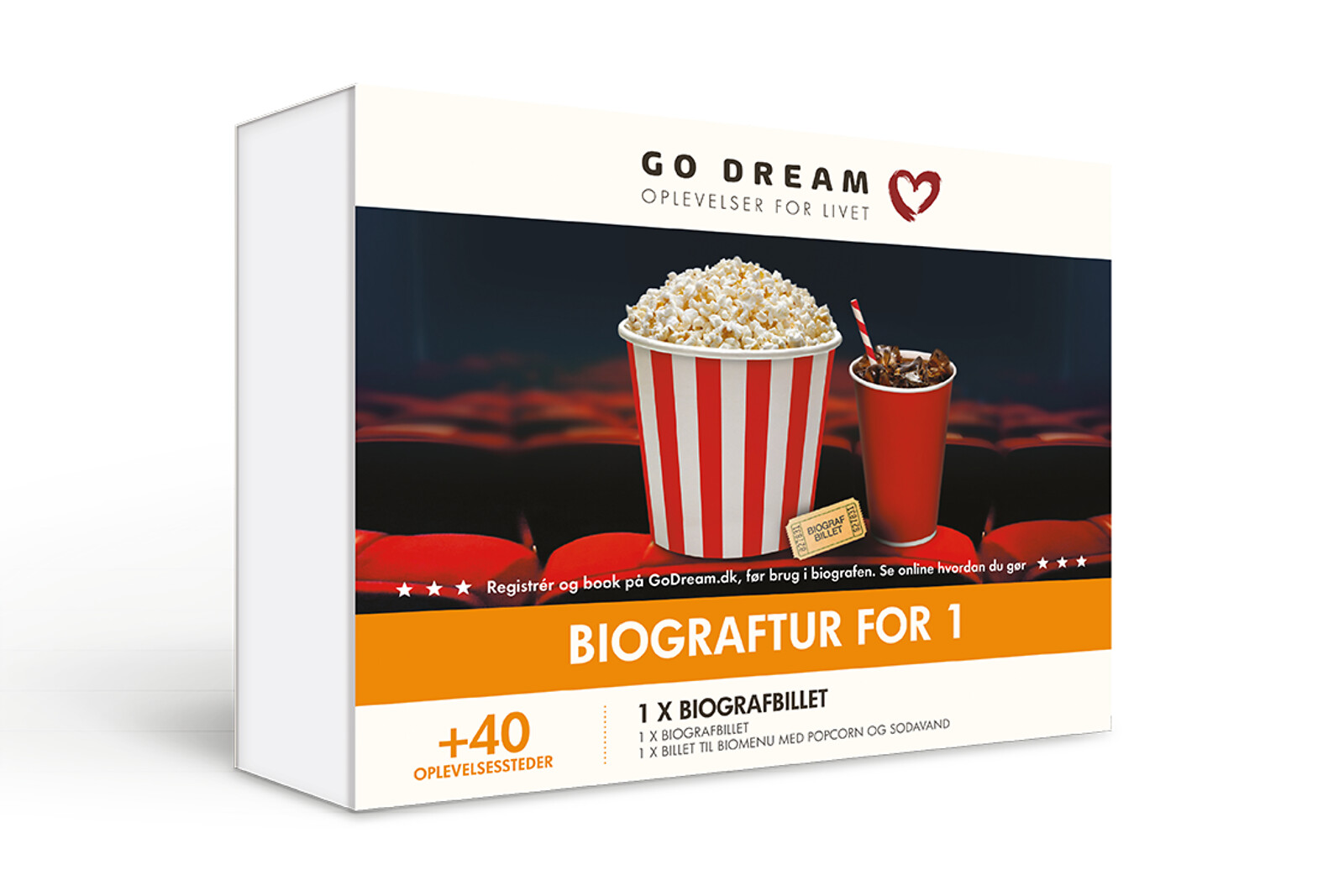 Biograftur For 1 - Kultur og Fritid - GO DREAM kr. 179,00,-