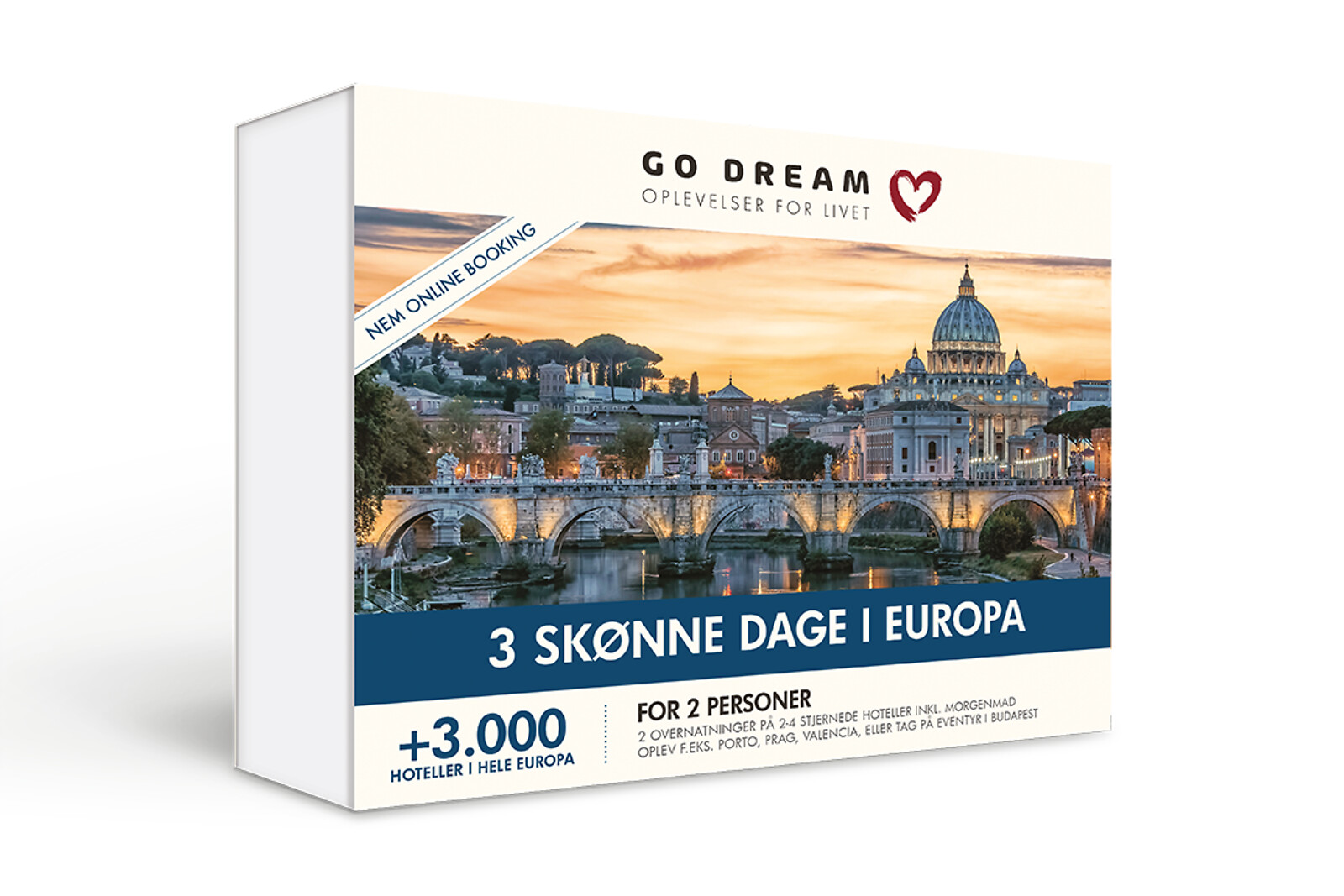 Se 3 Skønne Dage I Europa Med Morgenmad - Rejse og Ophold - GO DREAM hos GO DREAM DK
