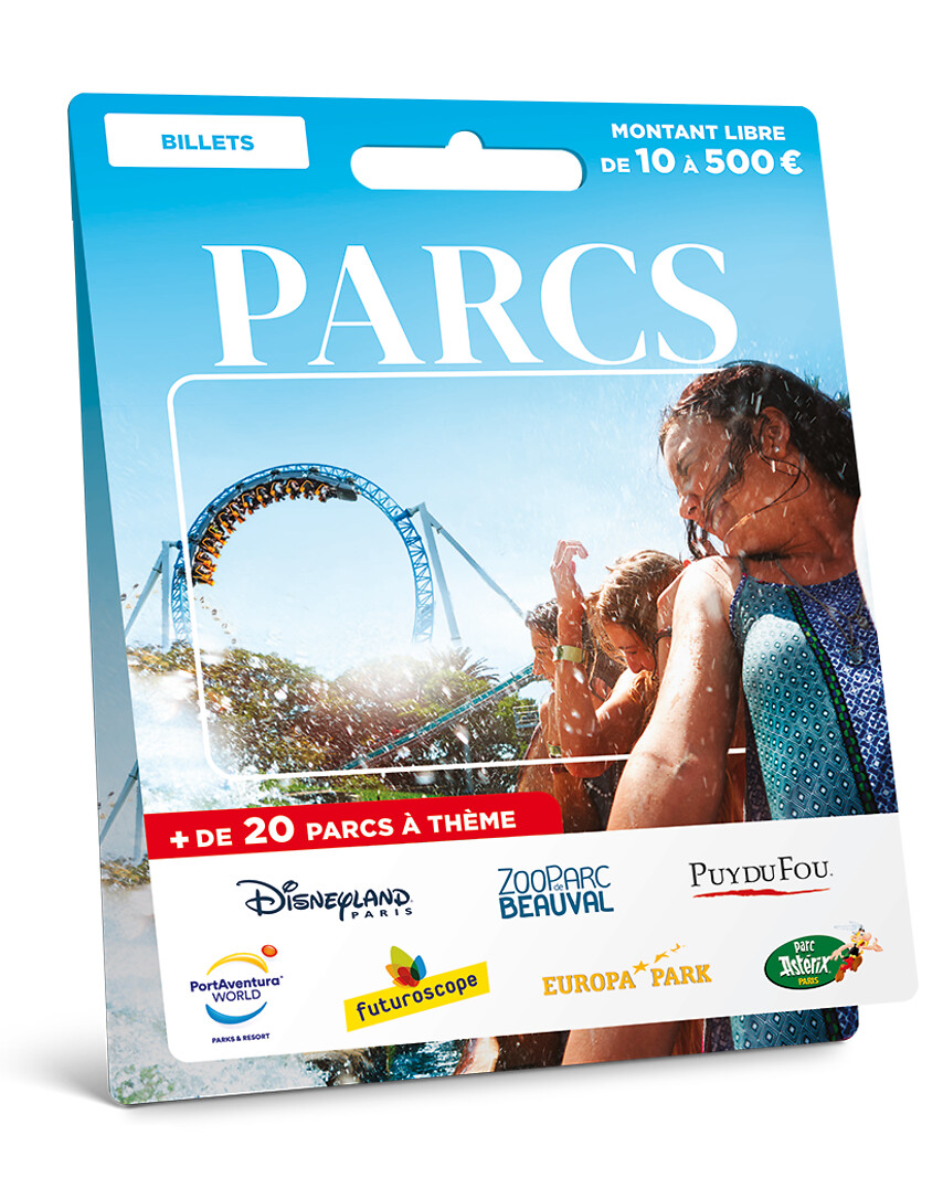 Carte Parcs d'Attractions