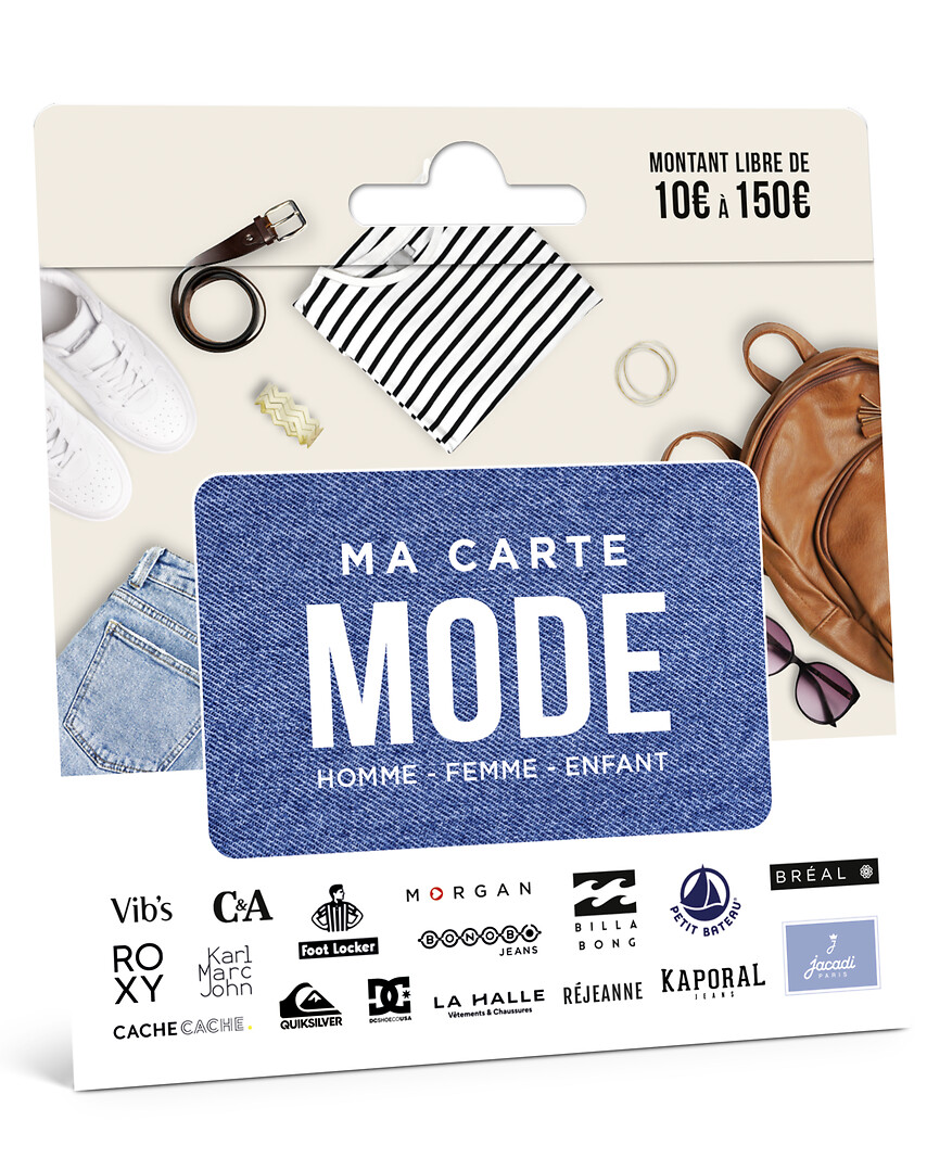 Carte Cadeau Mode