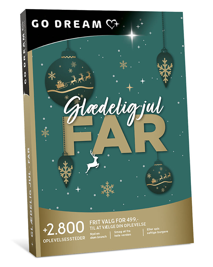 Go Dream GLÆDELIG JUL FAR- Oplevelsesgaver MULTITHEMATIC