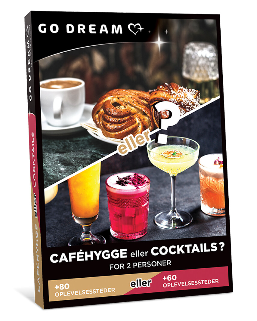 Go Dream CAFÉHYGGE ELLER COCKTAILHYGGE- Oplevelsesgaver GASTRONOMY - Lyst til en sjov aften ude med cocktails og drinks eller er I mere til en