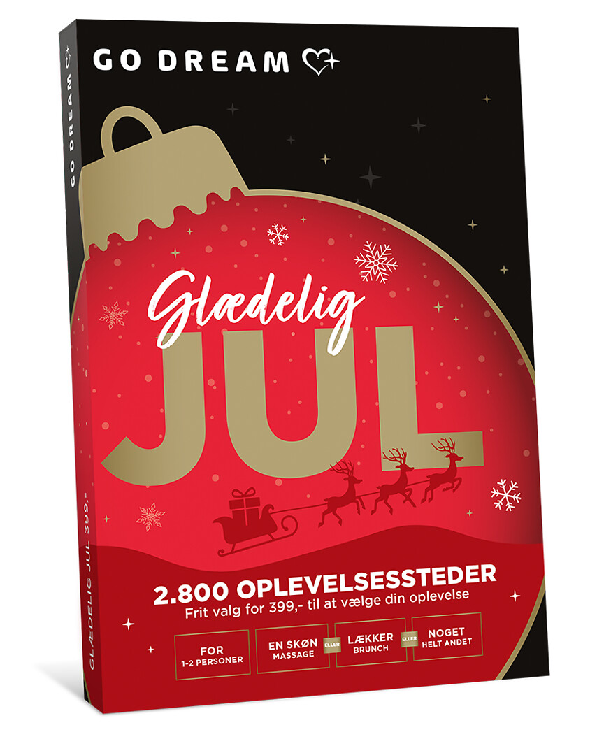 Go Dream GLÆDELIG JUL - 399- Oplevelsesgaver MULTITHEMATIC