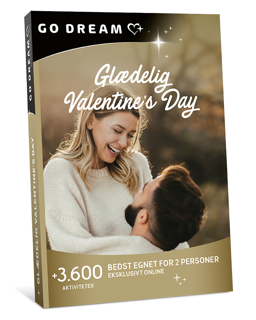 Go Dream GLÆDELIG VALENTINE'S DAY- Oplevelsesgaver MULTITHEMATIC