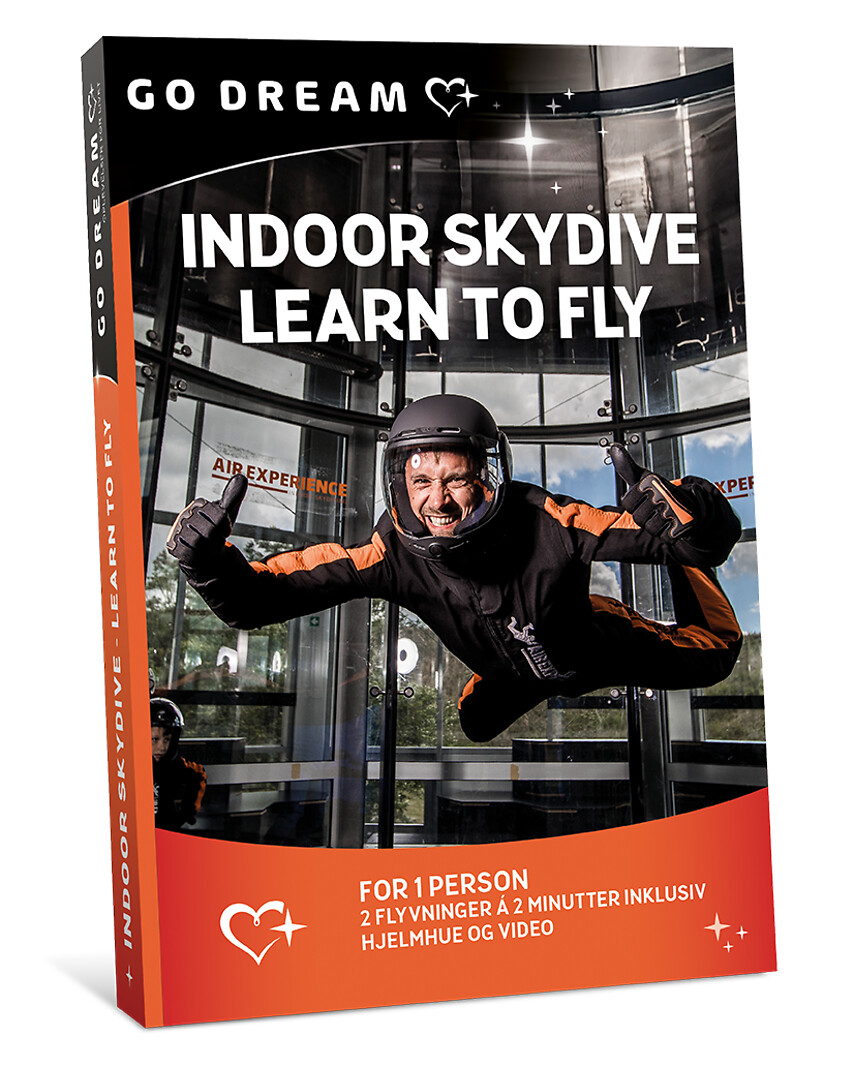 Go Dream INDOOR SKYDIVING- Oplevelsesgaver ADVENTURE