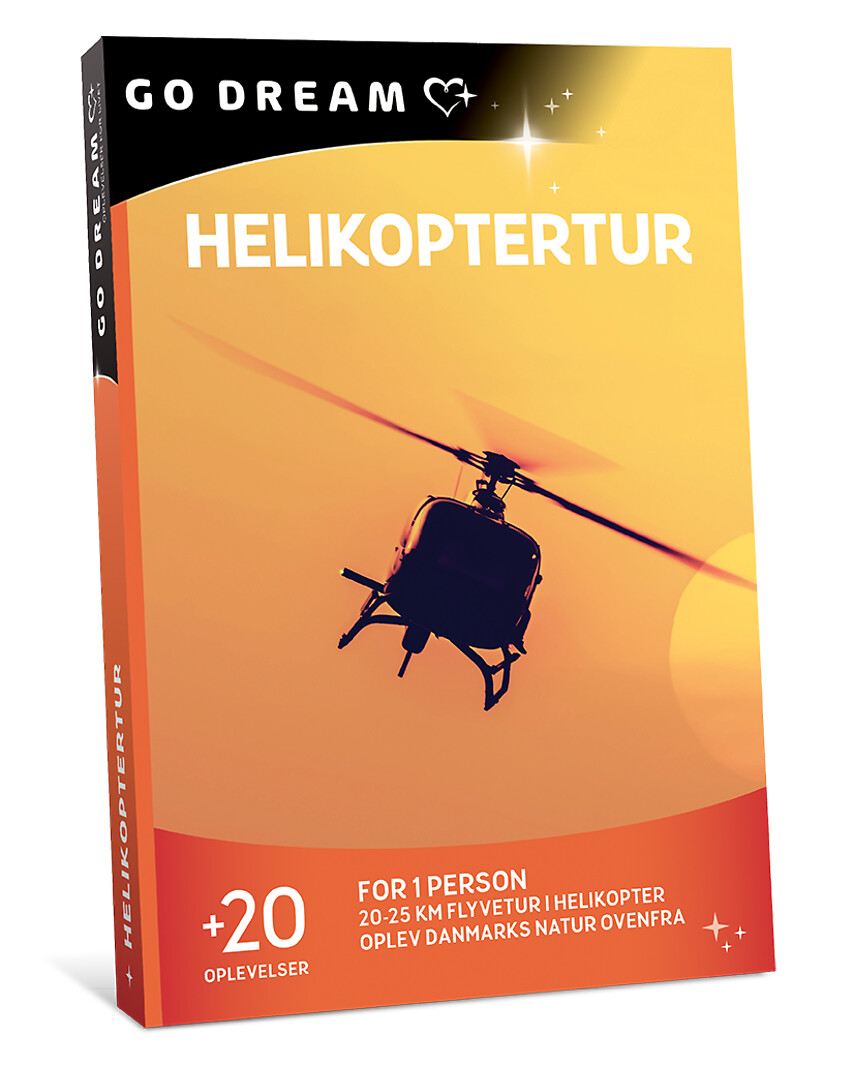 Go Dream HELIKOPTERTUR- Oplevelsesgaver