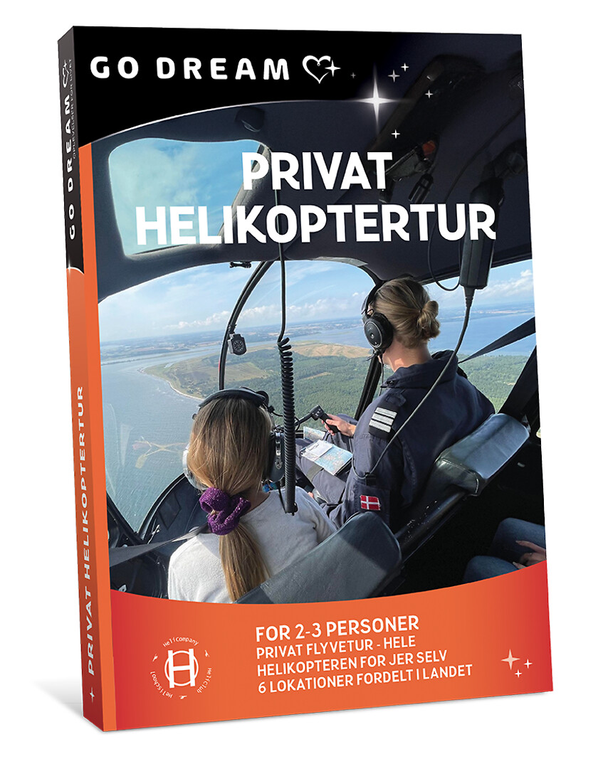 Go Dream PRIVAT HELIKOPTERTUR- Oplevelsesgaver ADVENTURE