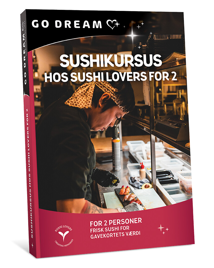 Go Dream SUSHIKURSUS FOR 2 HOS SUSHI LOVERS- Oplevelsesgaver GASTRONOMY