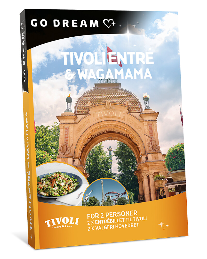 Go Dream TIVOLI ENTRÉ & WAGAMAMA- Oplevelsesgaver ENTERTAINMENT