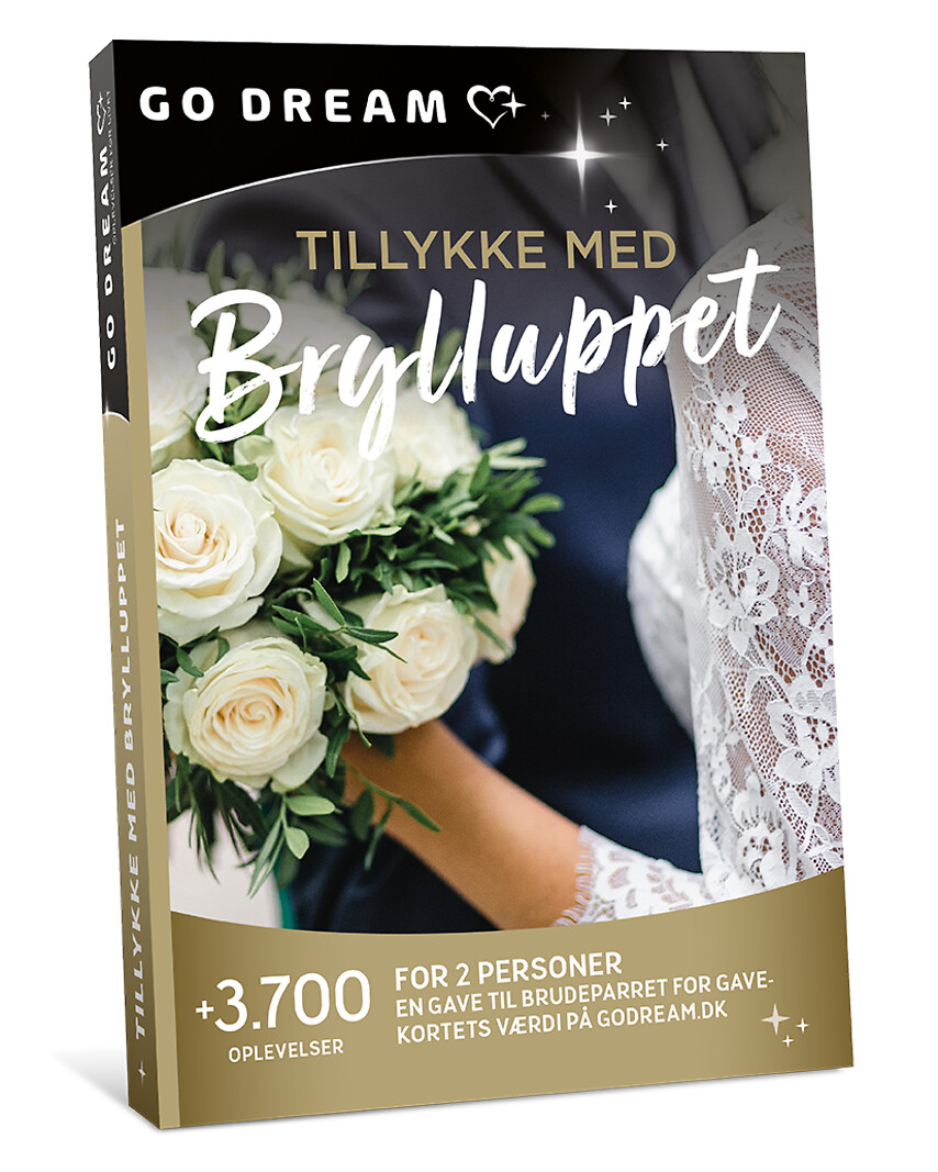 Go Dream TILLYKKE MED BRYLLUPPET- Oplevelsesgaver MULTITHEMATIC