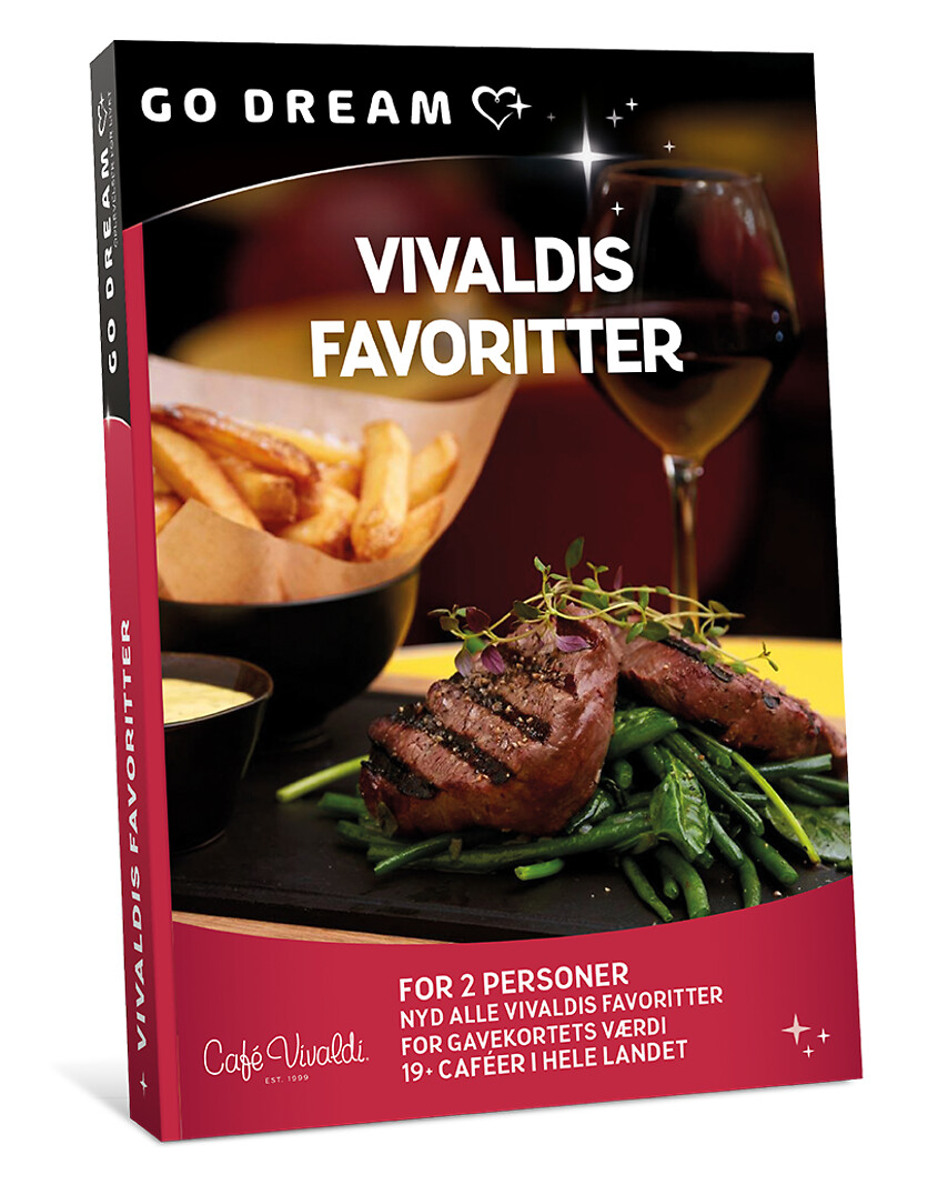 Go Dream VIVALDIS FAVORITTER- Oplevelsesgaver GASTRONOMY