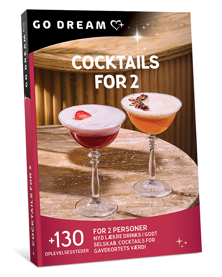Go Dream COCKTAILS FOR 2- Oplevelsesgaver GASTRONOMY