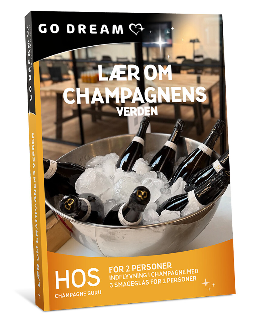 Go Dream LAER OM CHAMPAGNENS VERDEN- Oplevelsesgaver GASTRONOMY