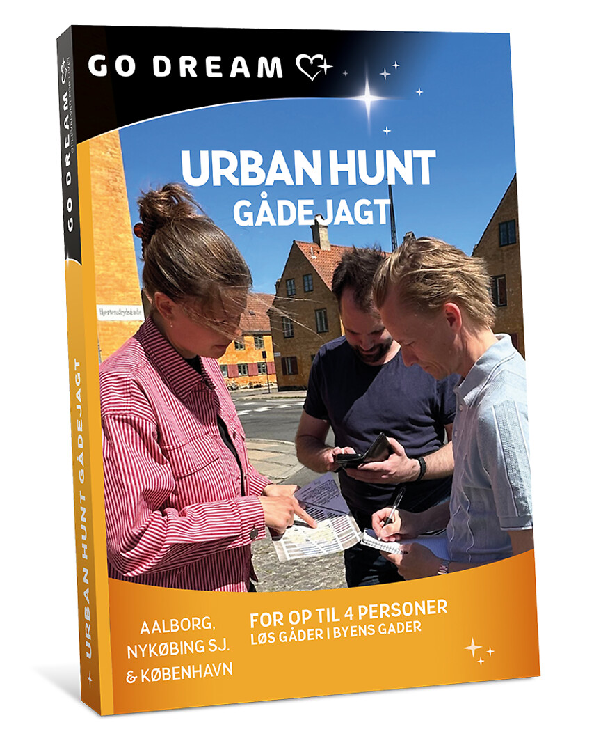 Go Dream GÅDEJAGT I BYEN MED URBAN HUNT- Oplevelsesgaver ENTERTAINMENT