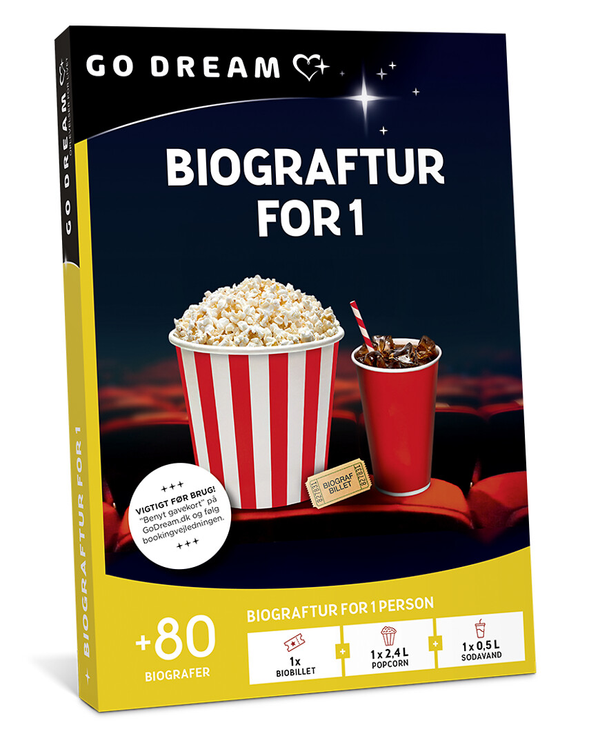 Go Dream BIOGRAFTUR FOR 1- Oplevelsesgaver ENTERTAINMENT