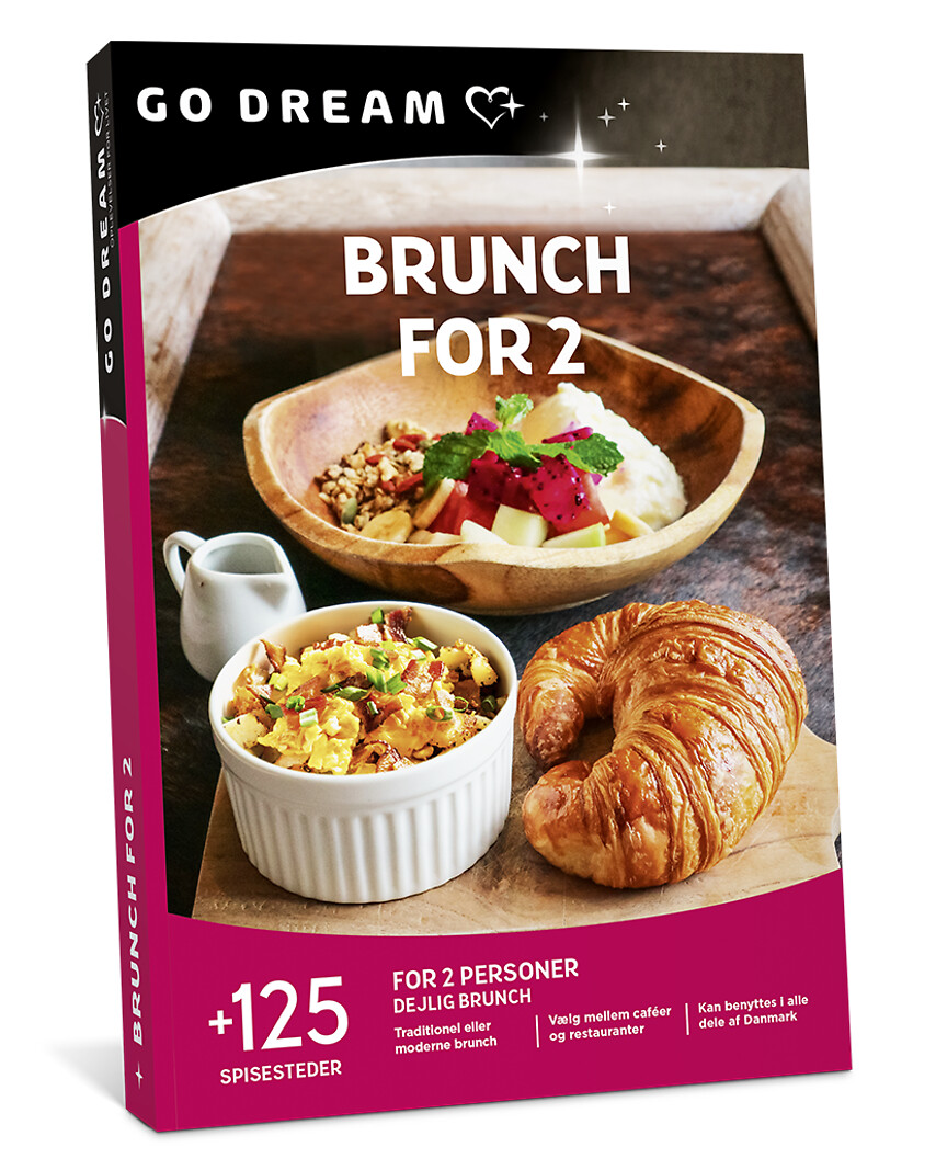 Go Dream BRUNCH FOR 2, Oplevelsesgaver, GASTRONOMY , Gaveidé