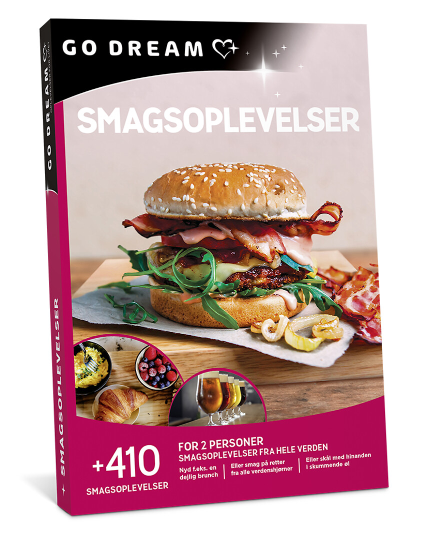Go Dream SMAGSOPLEVELSER, Oplevelsesgaver, GASTRONOMY , Gaveidé