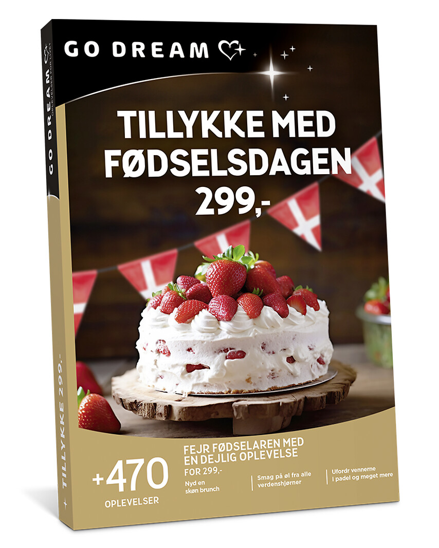 Go Dream TILLYKKE MED FØDSELSDAGEN 299, Oplevelsesgaver, MULTITHEMATIC , Gaveidé