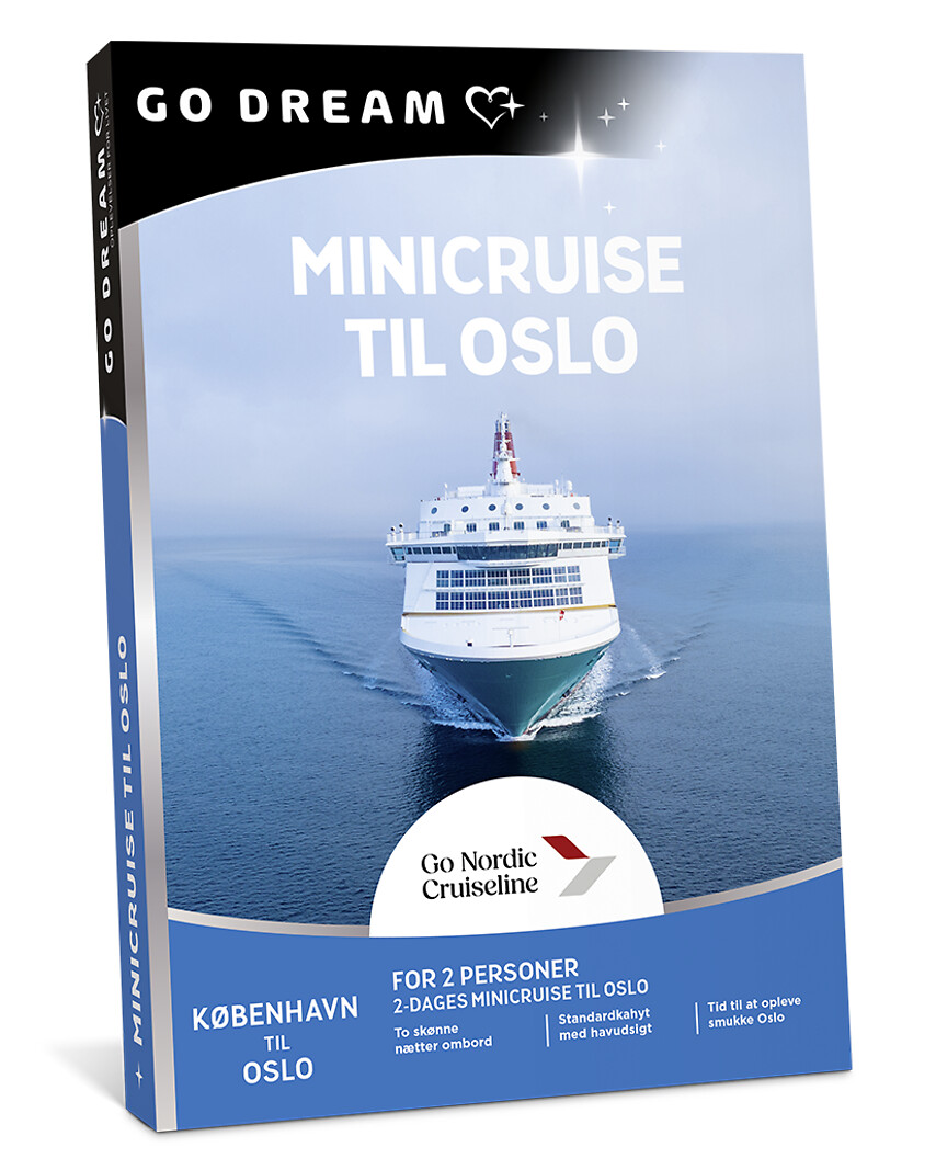 Go Dream MINICRUISE TIL OSLO FOR 2 - AFREJSE: SØN-ONSDAG, Oplevelsesgaver, STAY , Gaveidé