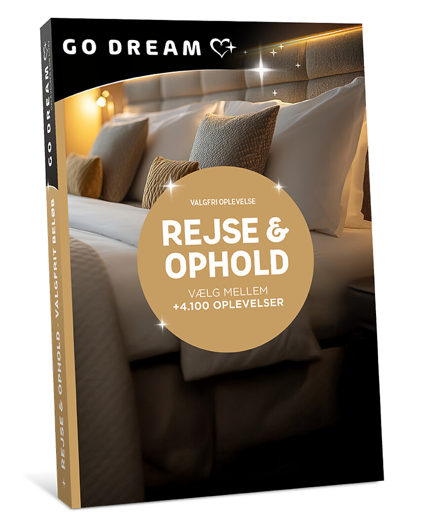 Go Dream VALGFRI OPLEVELSE - REJSE & OPHOLD, Oplevelsesgaver, STAY , Gaveidé
