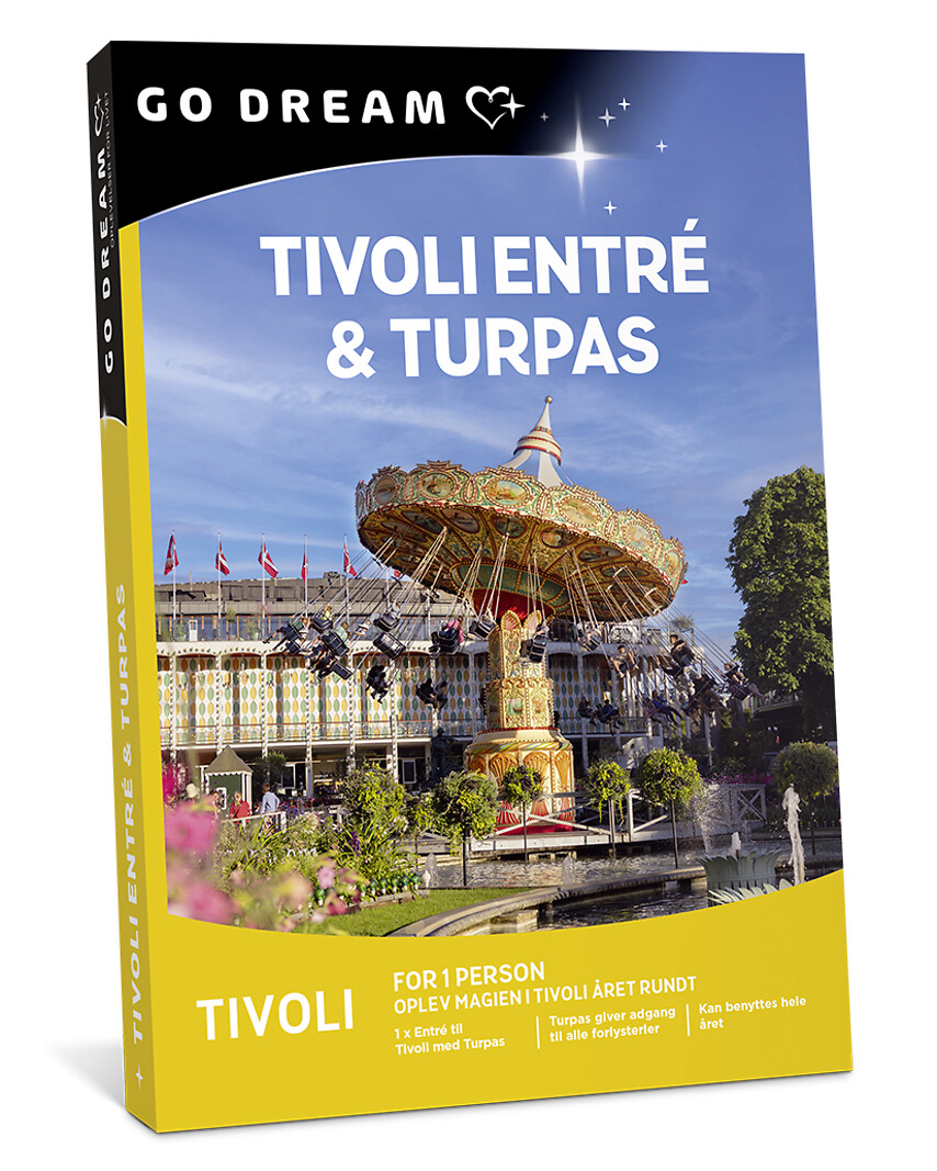 Go Dream TIVOLI ENTRÉ & TURPAS- Oplevelsesgaver ENTERTAINMENT