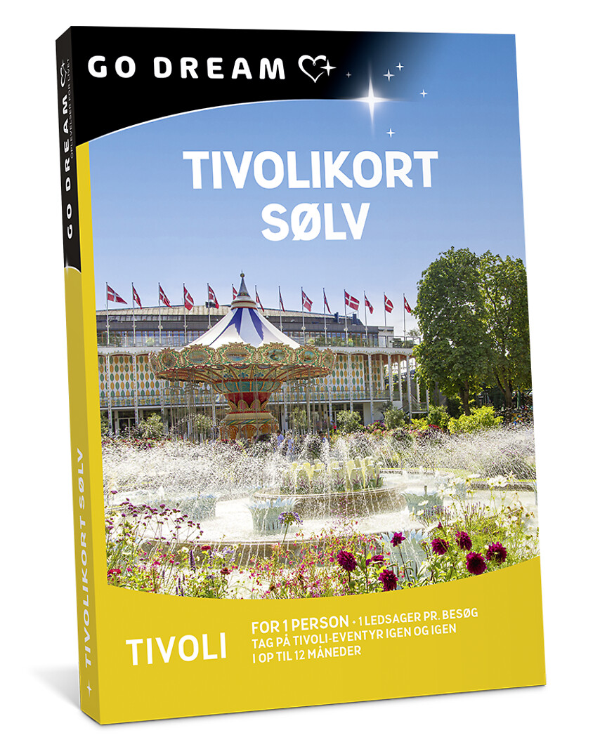 Go Dream TIVOLIKORT - SØLV- Oplevelsesgaver ENTERTAINMENT
