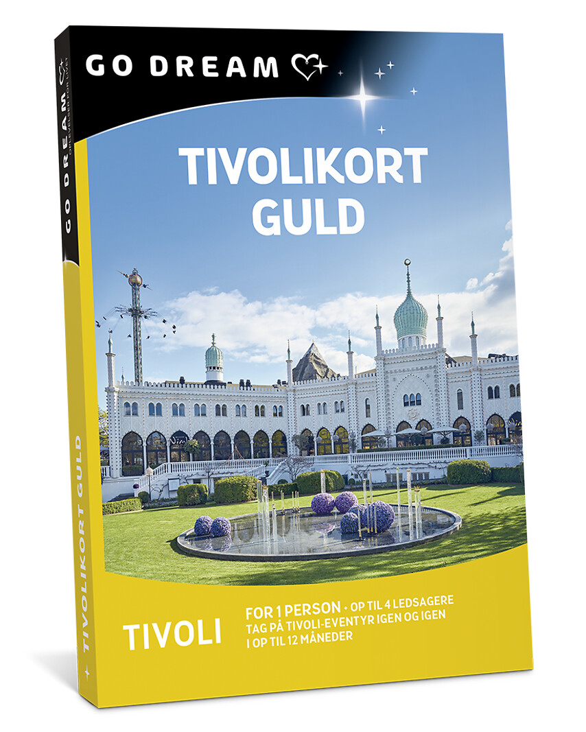 TIVOLIKORT - GULD, Oplevelsesgaver,