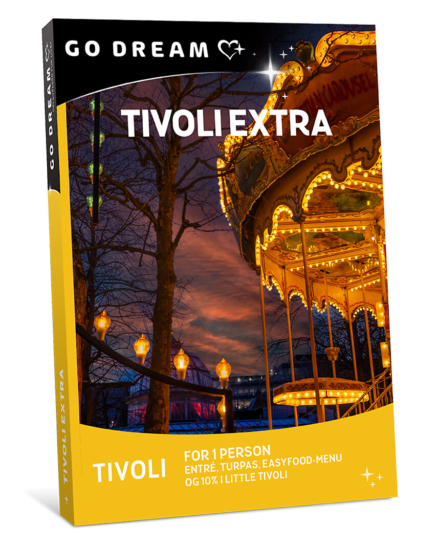 Go Dream TIVOLI EXTRA, Oplevelsesgaver, ENTERTAINMENT , Gavekort, Gaveidé
