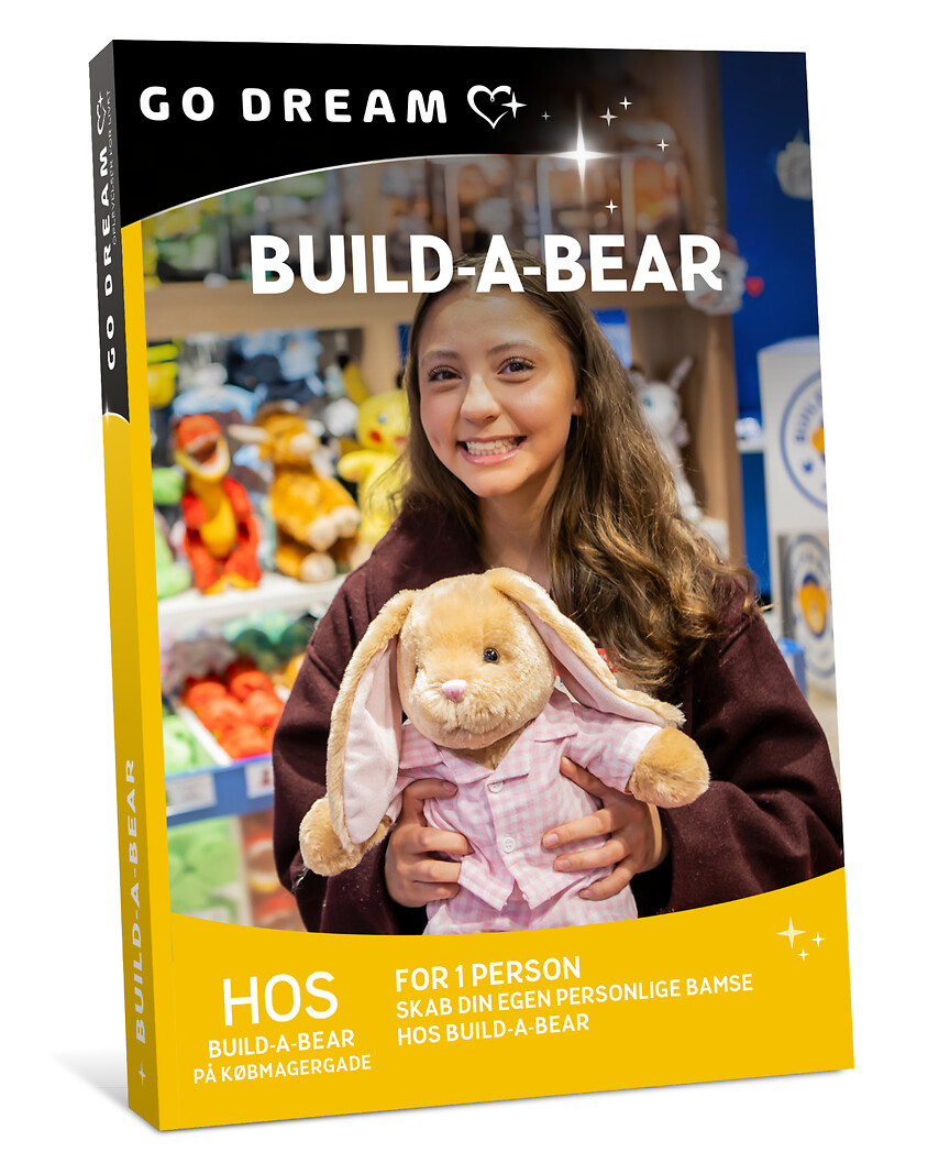 Go Dream SKAB DIN EGEN BUILD-A-BEAR, Oplevelsesgaver, ENTERTAINMENT , Gaveidé