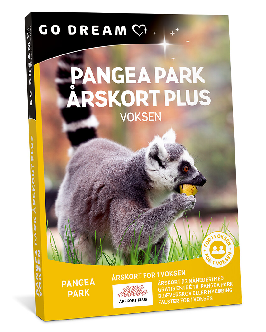 Go Dream ÅRSKORT PLUS TIL PANGEA PARK - VOKSEN, Oplevelsesgaver, ENTERTAINMENT , Gaveidé