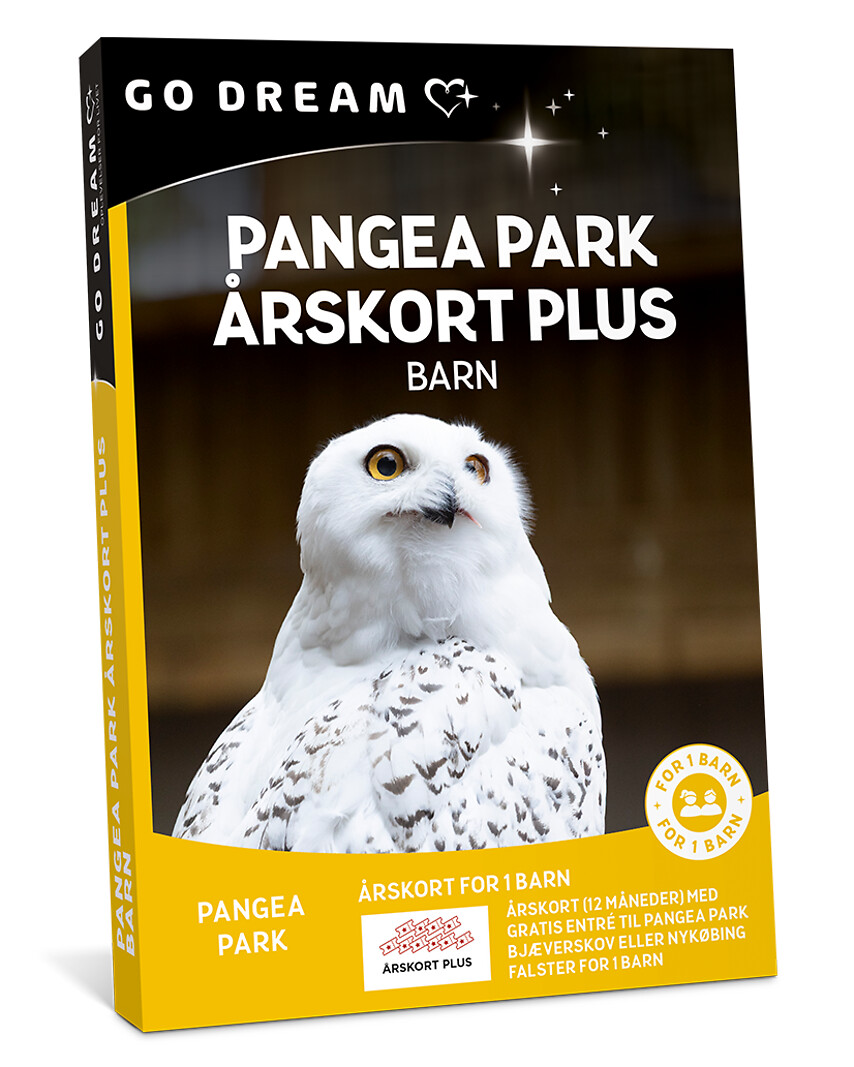 Go Dream ÅRSKORT PLUS TIL PANGEA PARK - BARN, Oplevelsesgaver, ENTERTAINMENT , Gaveidé