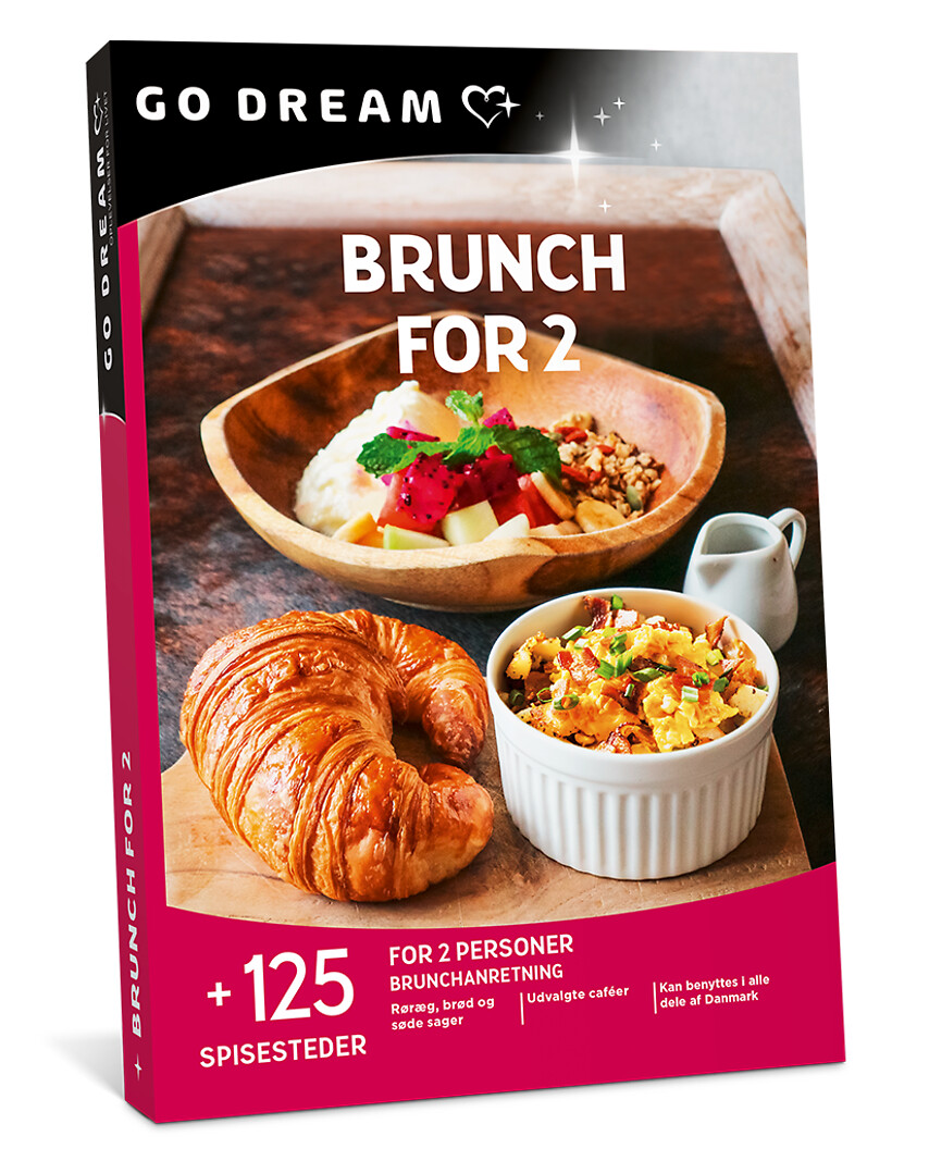 Go Dream BRUNCH FOR 2, Oplevelsesgaver, GASTRONOMY , Gavekort, Gaveidé