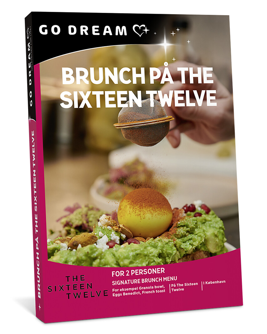 Go Dream BRUNCH PÅ THE SIXTEEN TWELVE, Oplevelsesgaver, GASTRONOMY , Gavekort, Gaveidé